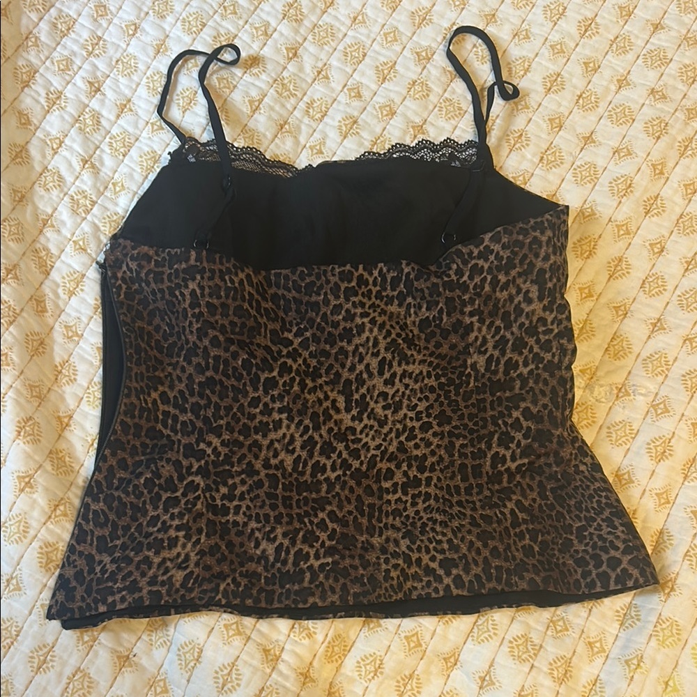 Leopard Print Cami Top - Picture 2 of 4